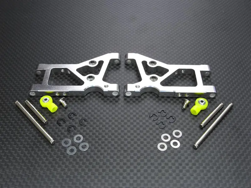 Hpi Rs4 3 Aluminum Rear Arm Set - 1Pr Silver 1
