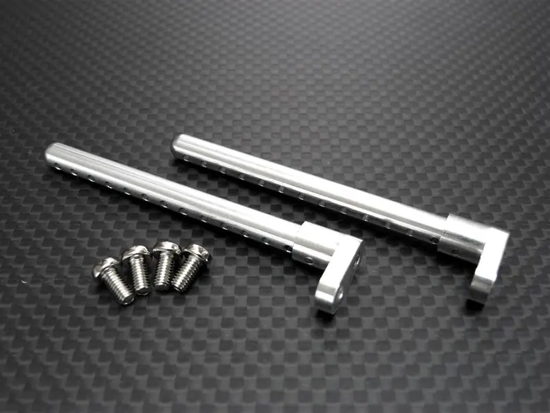 Hpi Rs4 3 Aluminum Rear Bodt Post Set - 1Pr Silver 1