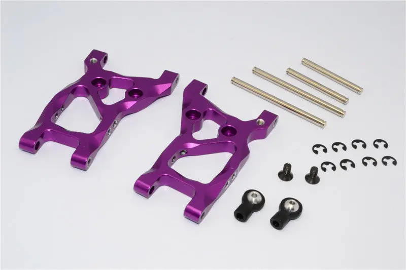 Hpi Rs4 3 Aluminum Rear Suspension Arm - 1Pr Purple 1