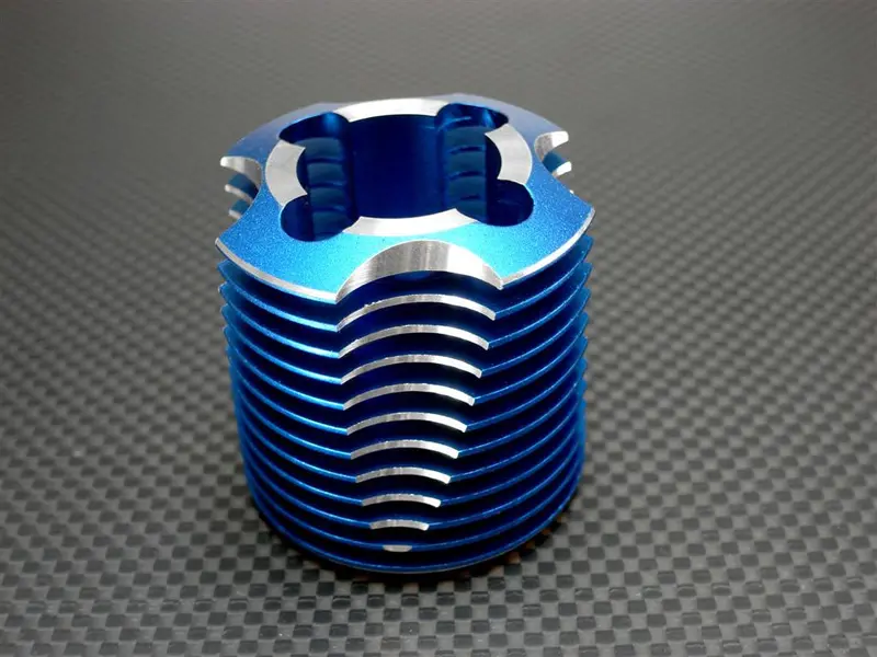 Hpi Rs4 3 Engine Heat Sink For Hpi 15 Class 12 Fins - 1 Set Blue 1