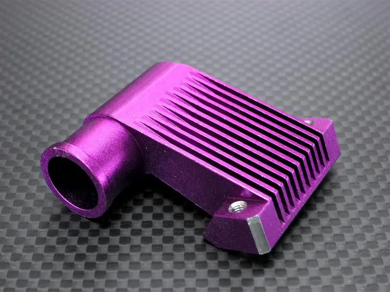 Hpi Rs4 3 Manifold Joint For 12-15 Class Side Engine - 1 Pc Purple 1