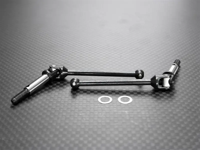 Hpi Rs4 3 Steel Rear Universal Swing Shaft 48Mm - 1Pr Black 1