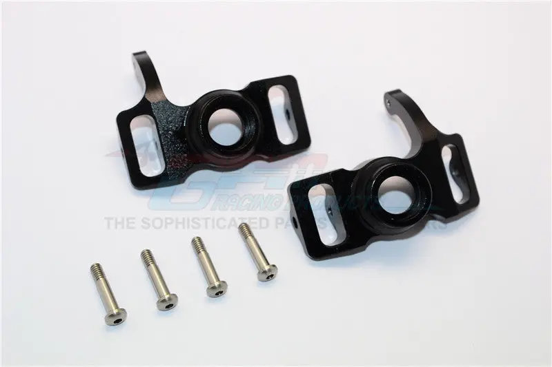 Hpi Savage 21, X, Xl, K4.6, Flux Aluminum Front/Rear Steering Block With Screws & Washers - 1Pr Set Black 1