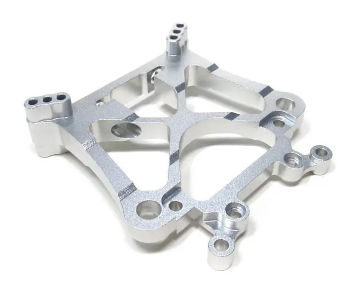 Hpi Savage X Aluminum Front/Rear Shock Tower - 1Pc Silver 1