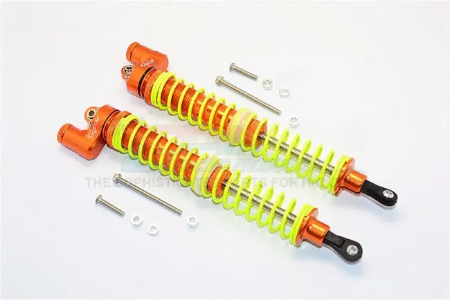 Hpi Savage Xl Flux Aluminium Front/Rear L-Shape Adjustable Damper (160Mm) - 1Pr Set Orange 1
