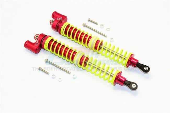 Hpi Savage Xl Flux Aluminium Front/Rear L-Shape Adjustable Damper (160Mm) - 1Pr Set Red 1