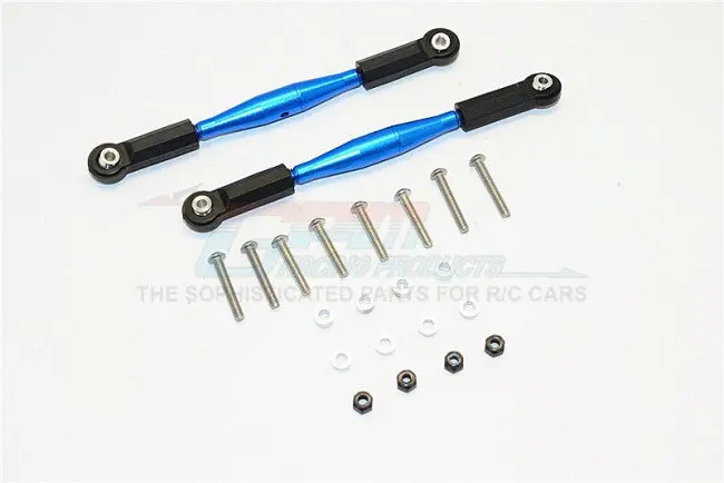 Hpi Savage Xl Flux Aluminium Front Sterring/Rear Supporting Tie Rod - 2Pcs Set Blue 1