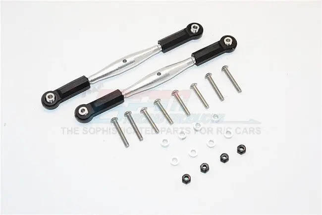 Hpi Savage Xl Flux Aluminium Front Sterring/Rear Supporting Tie Rod - 2Pcs Set Silver 1