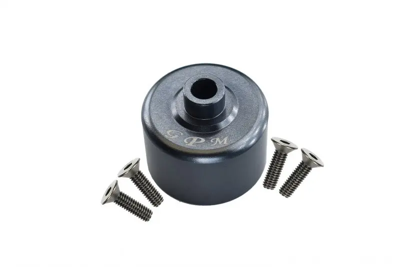 Hpi Savage Xl Flux Aluminum Front Or Rear Differential Case - 1 Set Gray Silver 1