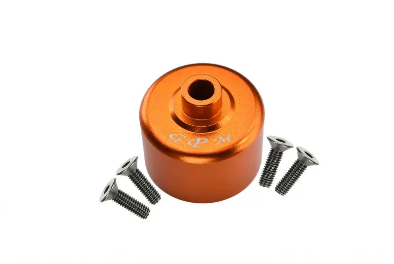 Hpi Savage Xl Flux Aluminum Front Or Rear Differential Case - 1 Set Orange 1