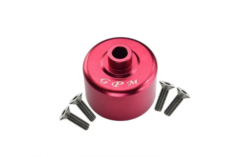 Hpi Savage Xl Flux Aluminum Front Or Rear Differential Case - 1 Set Red 1
