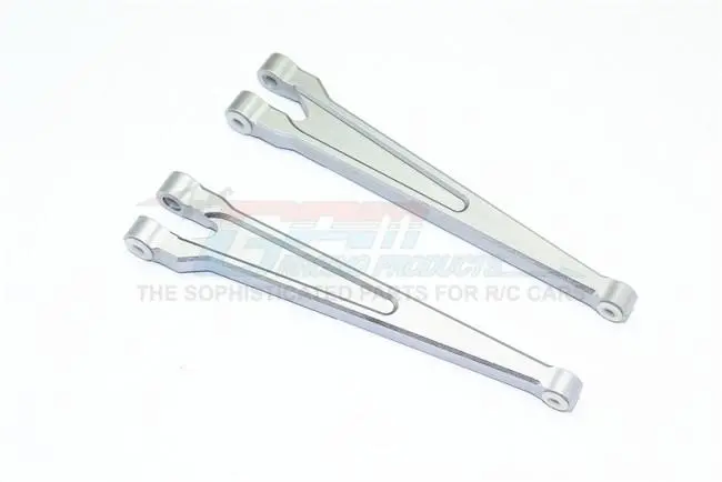 Hpi Savage Xl Flux Aluminum Front Or Rear Upper Arm - 2Pc Set Gray Silver 1