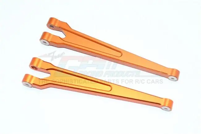 Hpi Savage Xl Flux Aluminum Front Or Rear Upper Arm - 2Pc Set Orange 1