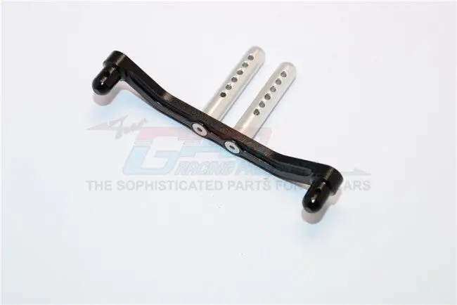 Hpi Savage Xs Flux Aluminum Front/Rear Body Post Mount With Post - 1 Set Black 1