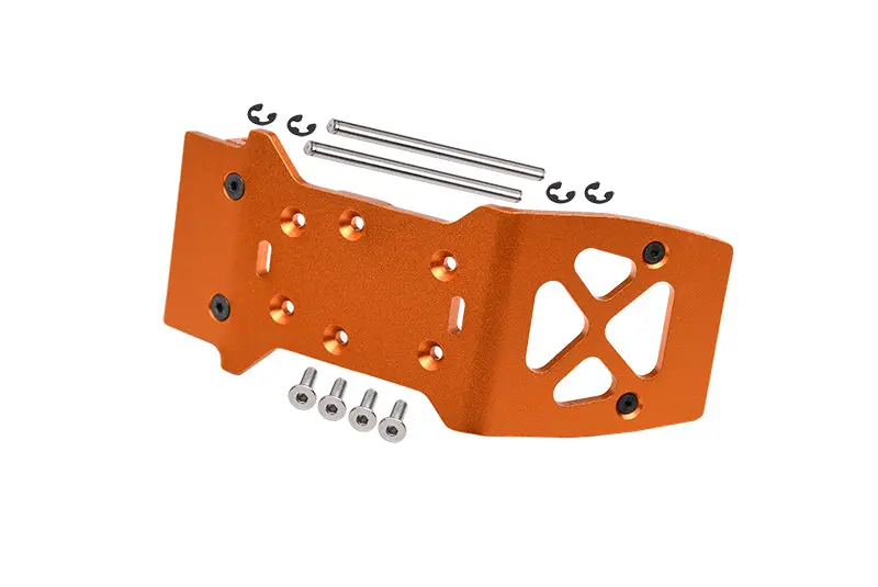 Hpi Savage Xs Flux Aluminum Front Skid Plate - 1Pc Set Orange 1