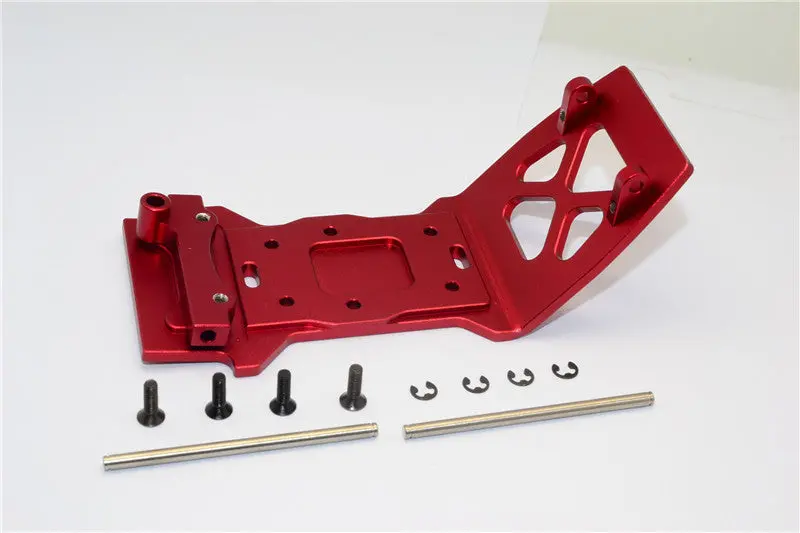 Hpi Savage Xs Flux Aluminum Front Skid Plate - 1Pc Set Red 1