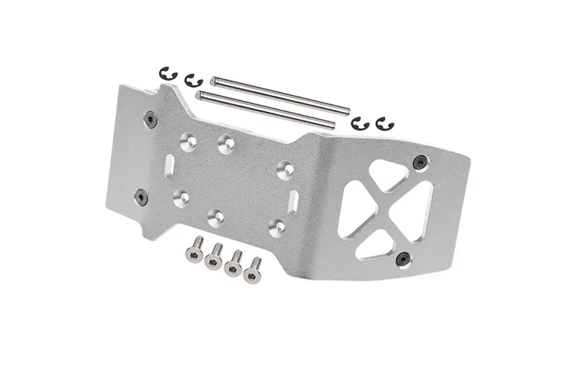 Hpi Savage Xs Flux Aluminum Front Skid Plate - 1Pc Set Silver 1