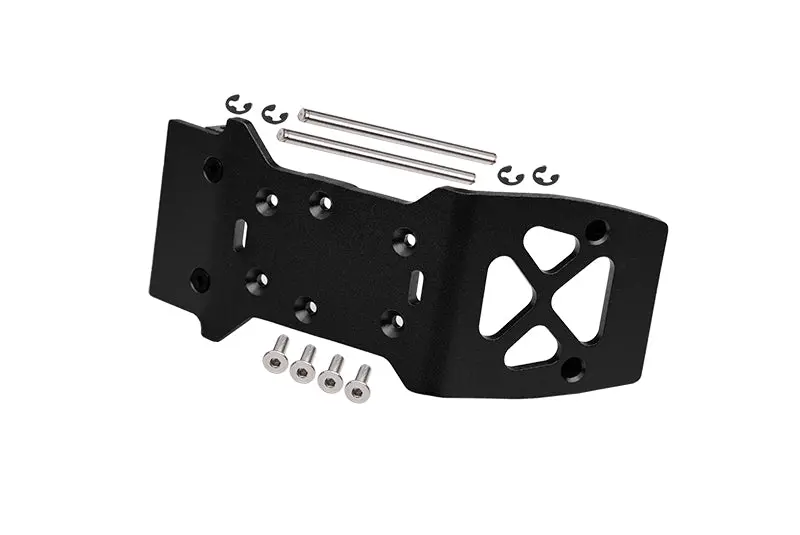 Hpi Savage Xs Flux Aluminum Rear Skid Plate - 1Pc Set Black 1