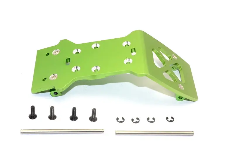 Hpi Savage Xs Flux Aluminum Rear Skid Plate - 1Pc Set Green 1