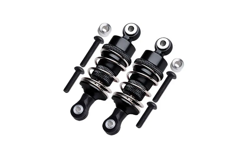 Hpi Sport 3 Flux Aluminum Front/Rear Adjustable Shocks (50Mm) - 1Pr Set Black 1