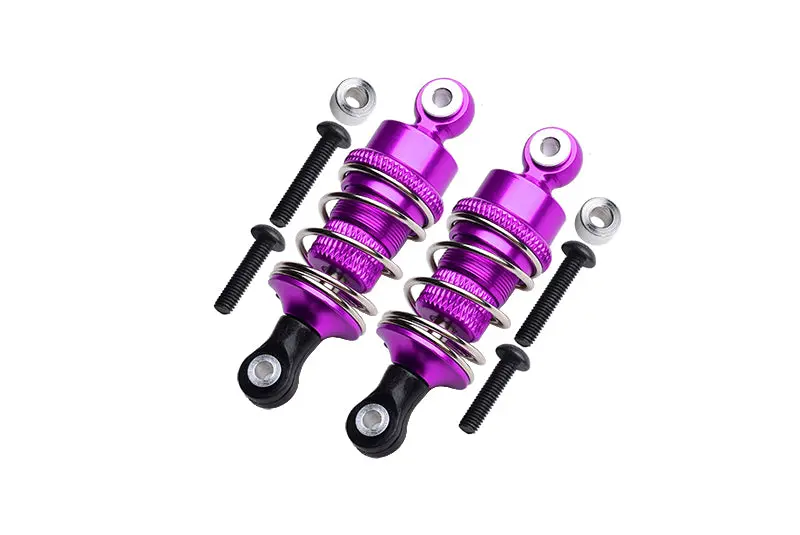 Hpi Sport 3 Flux Aluminum Front/Rear Adjustable Shocks (50Mm) - 1Pr Set Purple 1