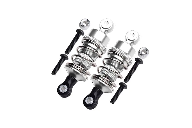 Hpi Sport 3 Flux Aluminum Front/Rear Adjustable Shocks (50Mm) - 1Pr Set Silver 1