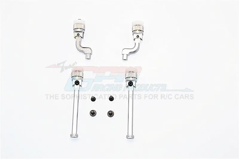 Hpi Sport 3 Flux Aluminum Front+Rear Magnet Body Mount For Bmw M3 E30 - 1 Set
 Gray Silver 1