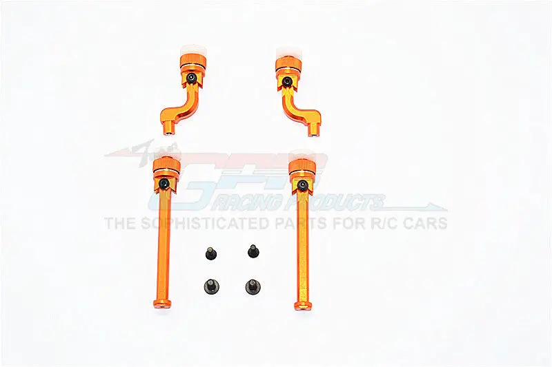 Hpi Sport 3 Flux Aluminum Front+Rear Magnet Body Mount For Bmw M3 E30 - 1 Set
 Orange 1