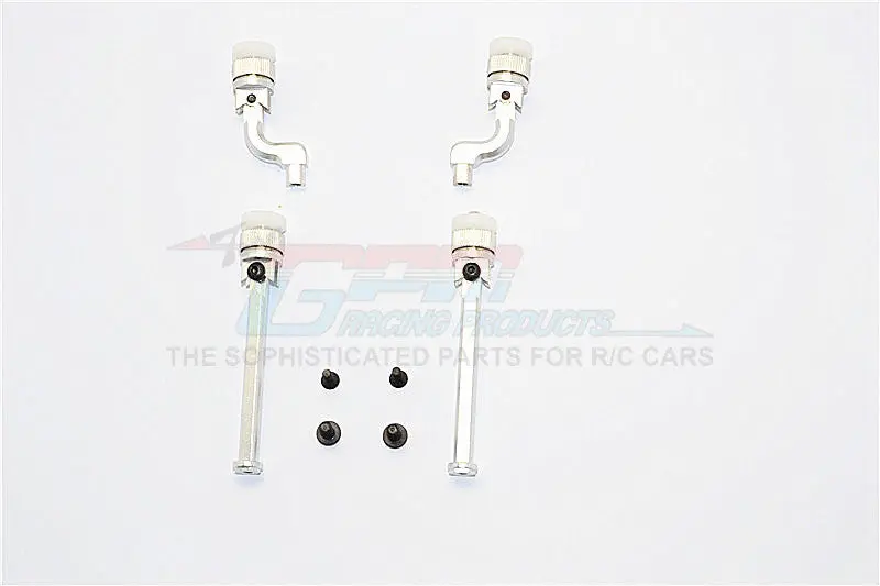 Hpi Sport 3 Flux Aluminum Front+Rear Magnet Body Mount For Bmw M3 E30 - 1 Set
 Silver 1