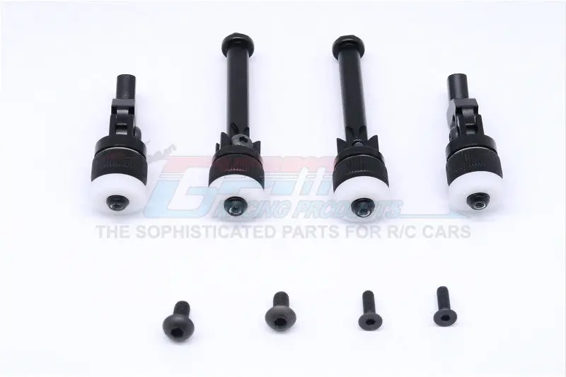 Hpi Sport 3 Flux Aluminum Front+Rear Magnet Body Mount For Porsche - 1 Set Black 1