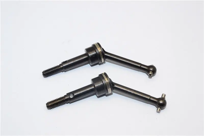 Hpi Sport 3 Flux Steel #45 Front/Rear Cvd Drive Shaft With Spring Steel Cup Joint (44Mm) - 1Pr Set Black 1