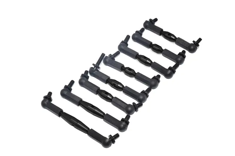 Hpi Sprint 2 Aluminum Completed Tie Rod - 8Pcs Black 1
