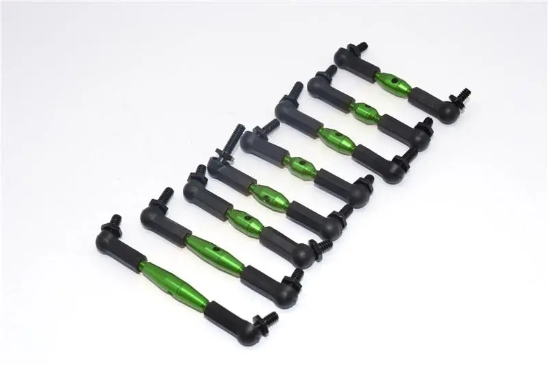 Hpi Sprint 2 Aluminum Completed Tie Rod - 8Pcs Blue 1