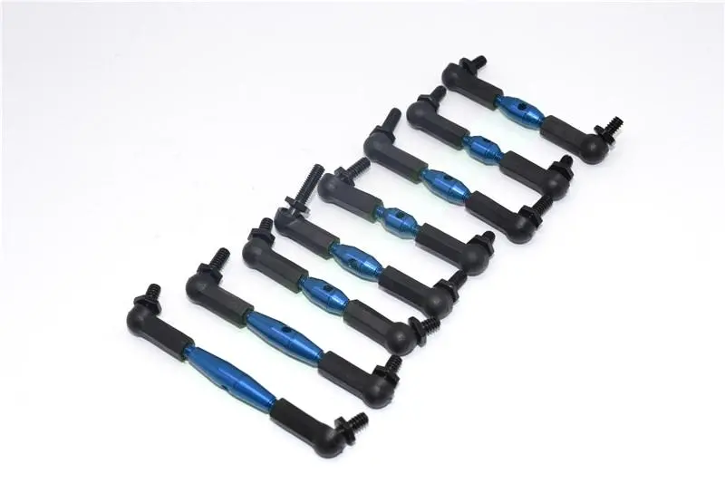 Hpi Sprint 2 Aluminum Completed Tie Rod - 8Pcs Blue 1