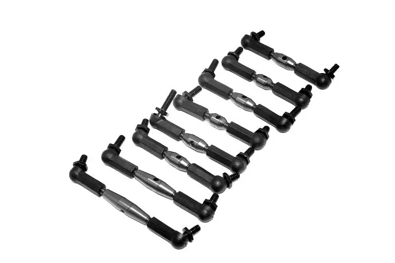 Hpi Sprint 2 Aluminum Completed Tie Rod - 8Pcs Gray Silver 1