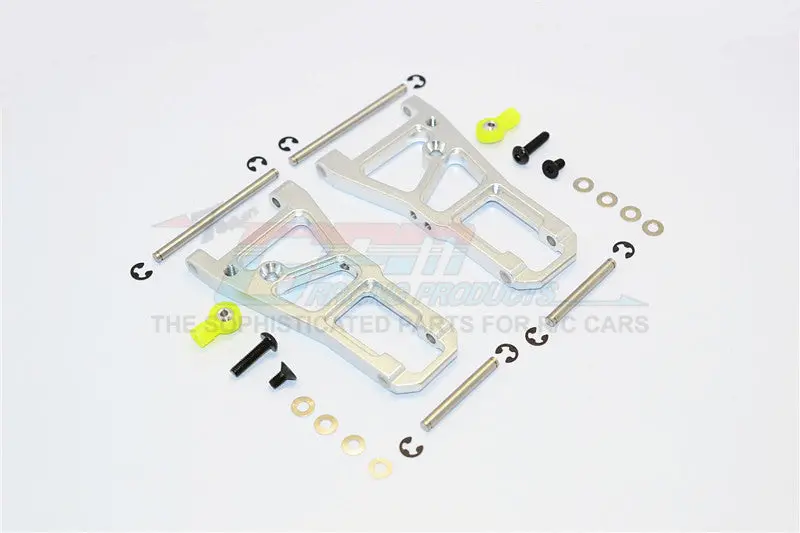 Hpi Super Nitro Rs4 Aluminum Front Arm Set - 1Pr Silver 1