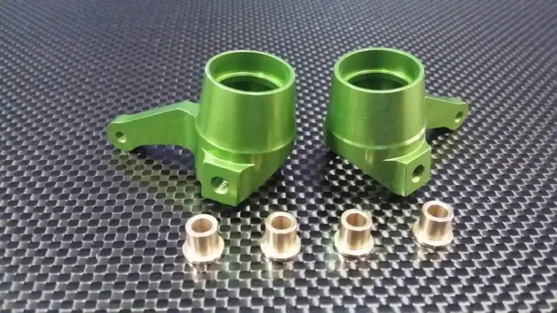 Hpi Trophy 3.5, 4.6 Aluminum Front Knuckle Arm - 1Pr Green 1