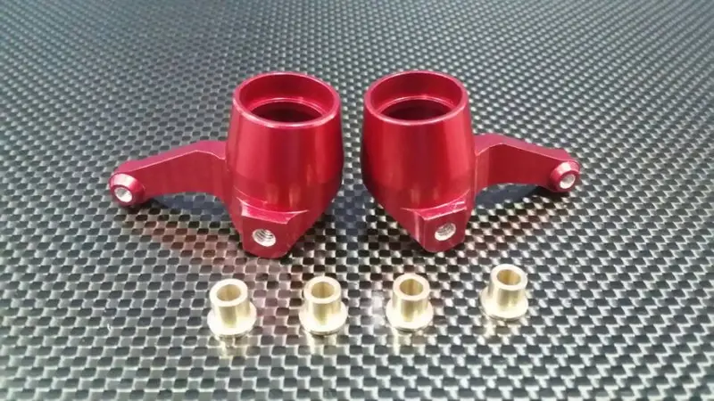 Hpi Trophy 3.5, 4.6 Aluminum Front Knuckle Arm - 1Pr Red 1