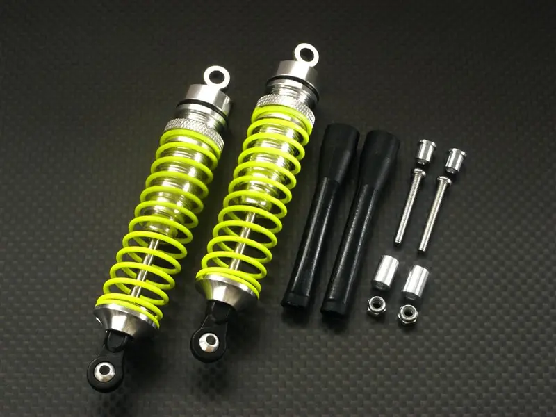 Hpi Trophy 3.5 Aluminum Front Ball Top Damper - 1Pr Set Silver 1