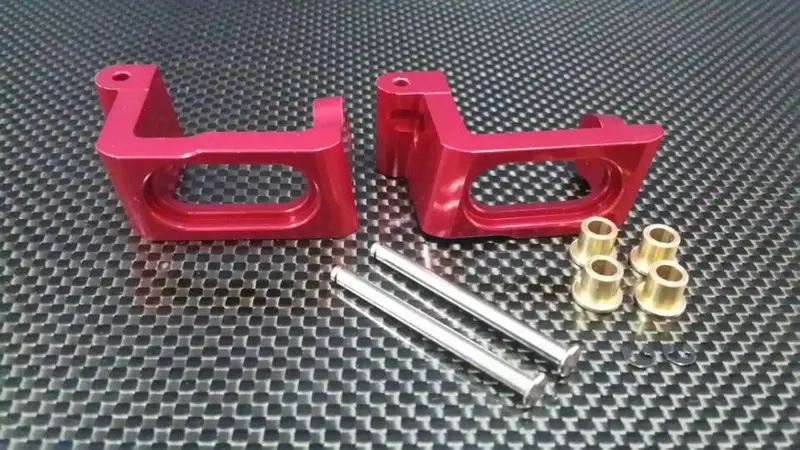 Hpi Trophy 3.5 Aluminum Front C-Hub - 1Pr Set Red 1
