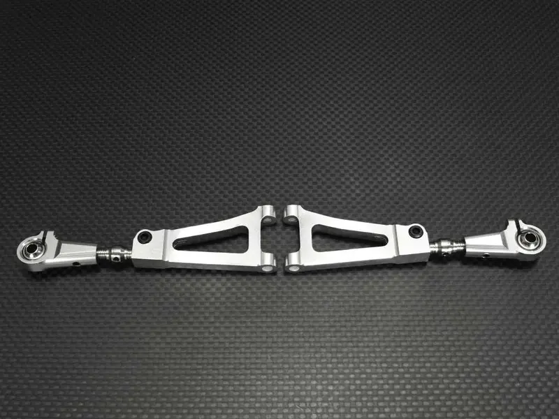 Hpi Trophy 3.5 Aluminum Front Upper Arm - 1Pr Set Silver 1
