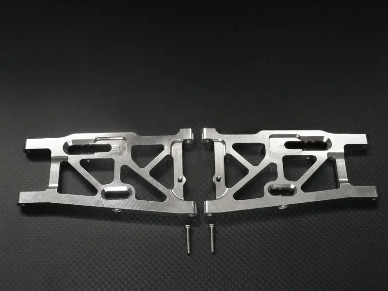 Hpi Trophy 3.5 Aluminum Rear Lower Arm - 1Pr Silver 1