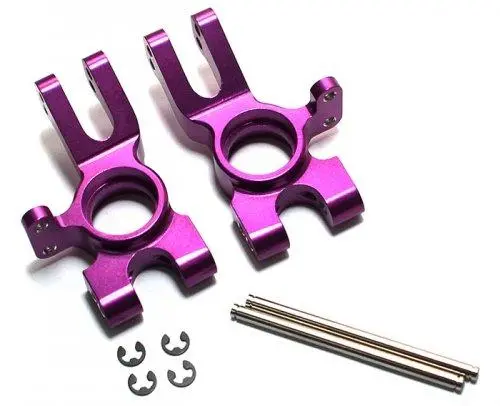 Hpi Trophy 4.6 Aluminum Rear Wheel Hub - 1Pr Set Purple 1