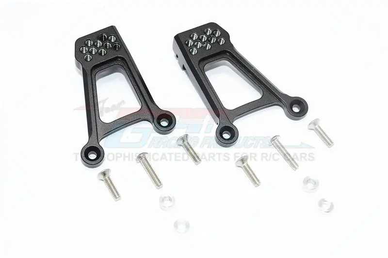 Hpi Venture Toyota Fj Cruiser Aluminum Adjustable Front Damper Mount - 1Pr Set Black 1