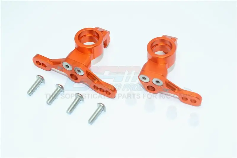 Hpi Venture Toyota Fj Cruiser Aluminum Adjustable Front Knuckle Arm - 1Pr Set Orange 1