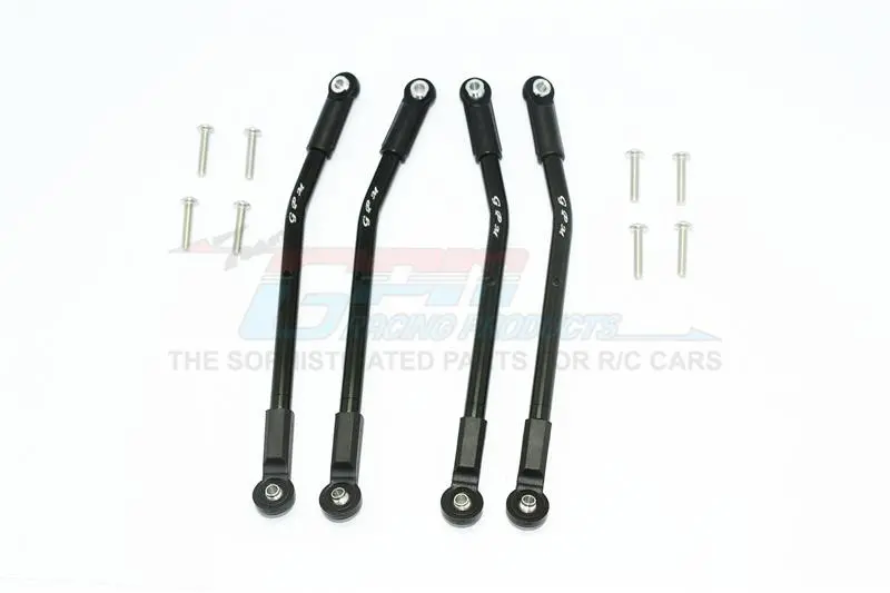 Hpi Venture Toyota Fj Cruiser Aluminum Adjustable Suspension Links - 4Pc Set Black 1
