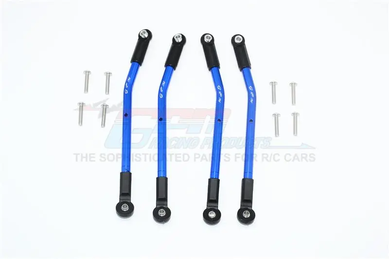 Hpi Venture Toyota Fj Cruiser Aluminum Adjustable Suspension Links - 4Pc Set Blue 1
