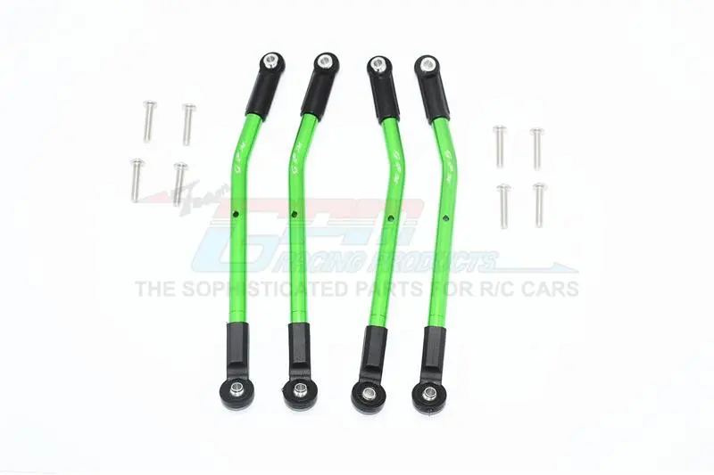 Hpi Venture Toyota Fj Cruiser Aluminum Adjustable Suspension Links - 4Pc Set Green 1