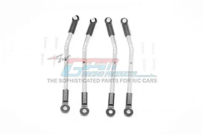Hpi Venture Toyota Fj Cruiser Aluminum Adjustable Suspension Links - 4Pc Set Silver 1