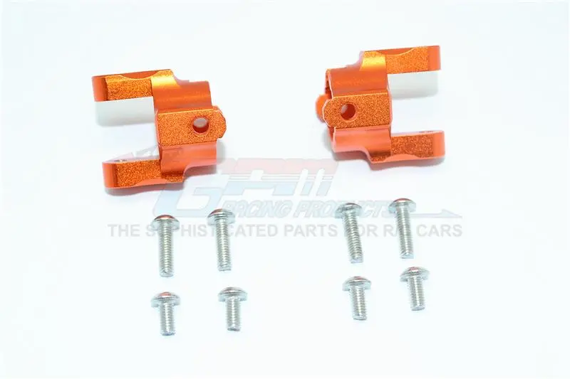 Hpi Venture Toyota Fj Cruiser Aluminum Front C Hubs - 1Pr Set Orange 1